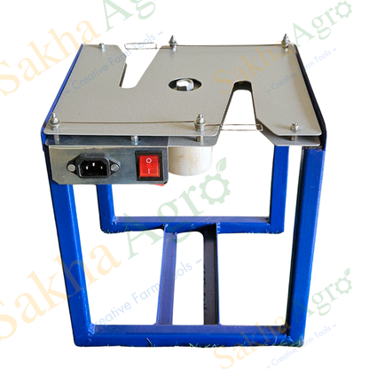 Sakha Agro Onion and Garlic Cutting Machine for Agriculture, Cutter for Onion & Garlic Root and Leaf, Runs On Spray Pump Or 12V Power Source
